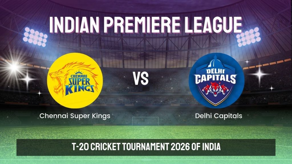 IPL ID 2026 CSK vs DC