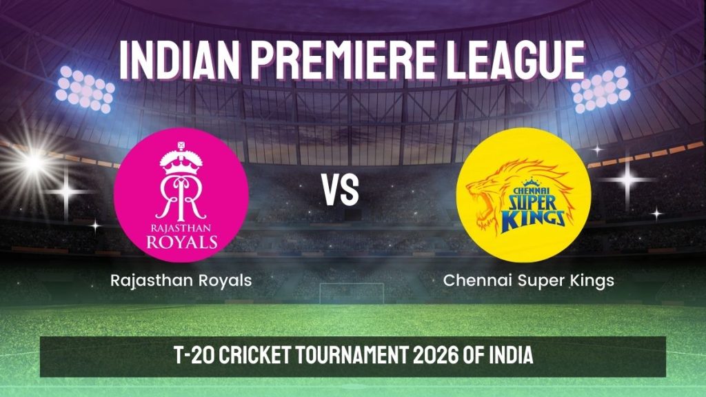 Cricaza247 IPL ID 2026 RR vs CSK